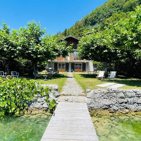 Les Clapotis Chambres Pieds Dans L Eau Lac D Annecy Angon Exterior photo