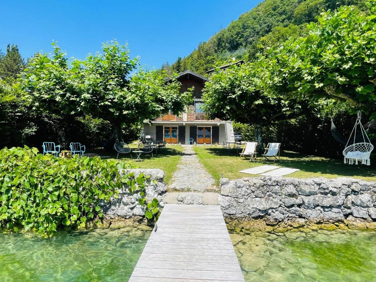 Les Clapotis Chambres Pieds Dans L Eau Lac D Annecy Angon Exterior photo